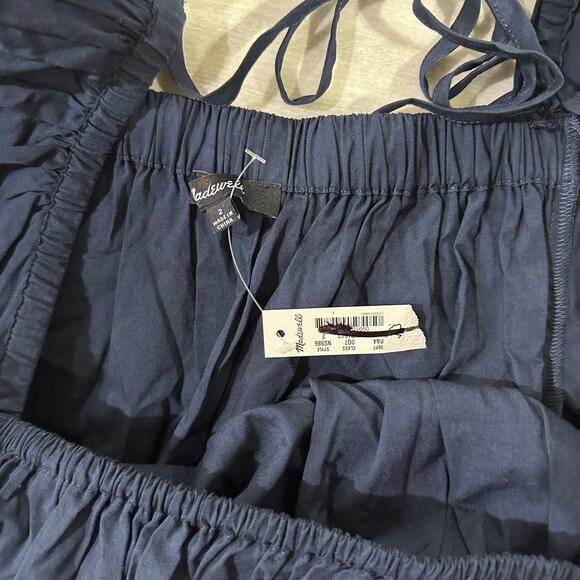 NWT Madewell Square-Neck Puff-Sleeve Mini Dress Size 2 - Picture 8 of 8